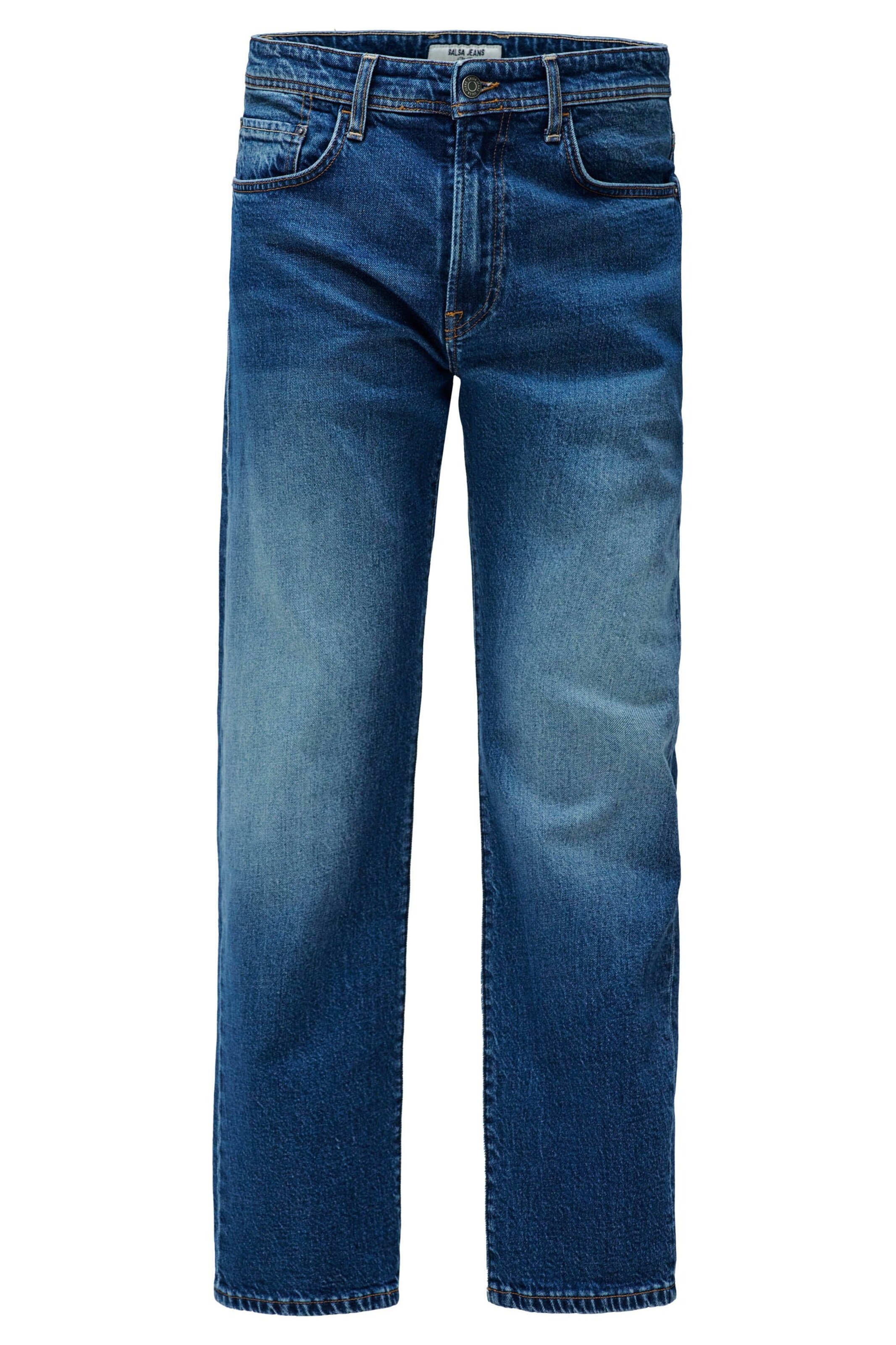 Salsa Jeans Regular Jeans in Blauw: voorkant