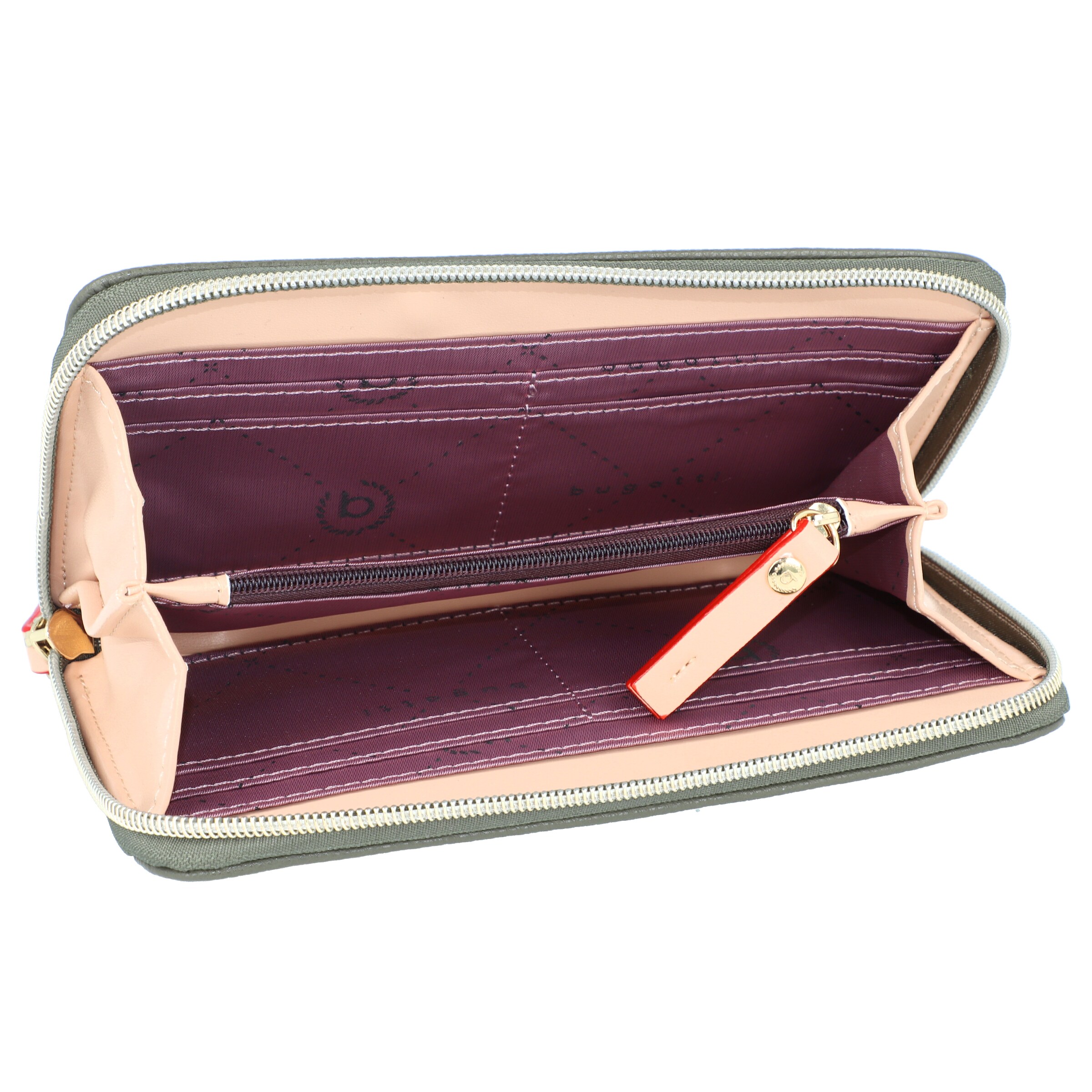 Portamonete 'Ella' di bugatti in verde