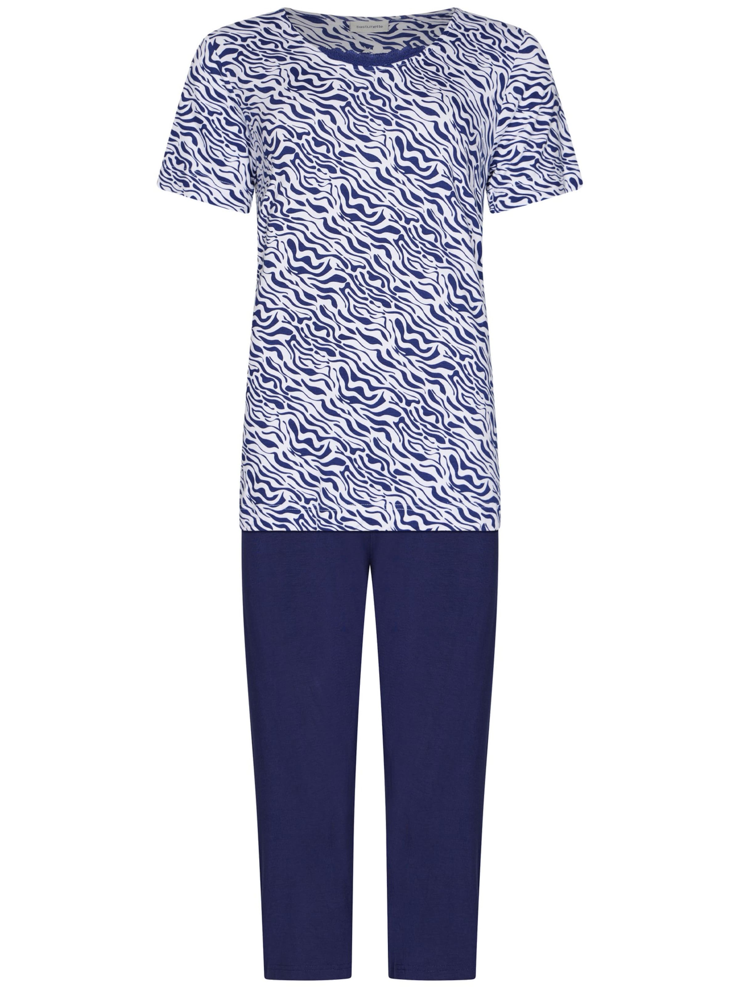 Pyjama 'Pyjama Set short sleeves' Pastunette en bleu : devant