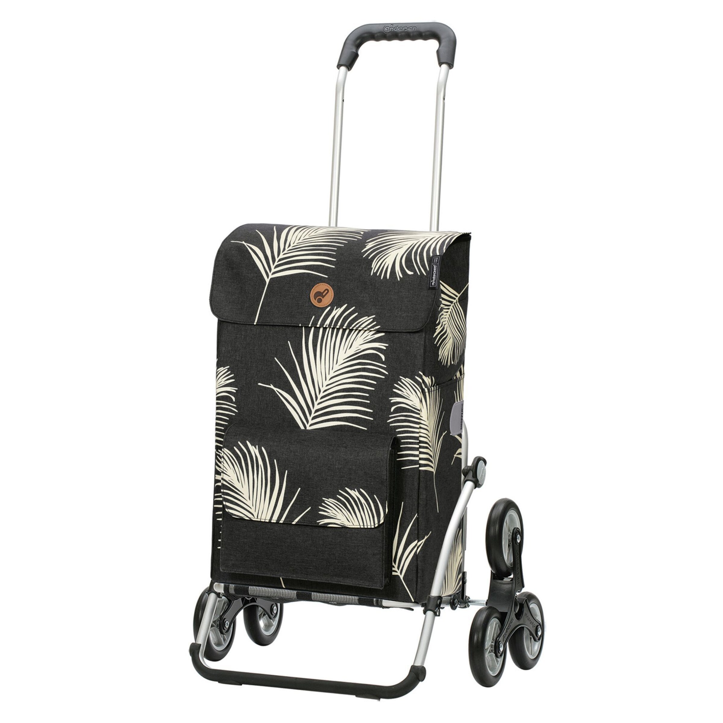 Andersen Shopper Trolley in Zwart: voorkant