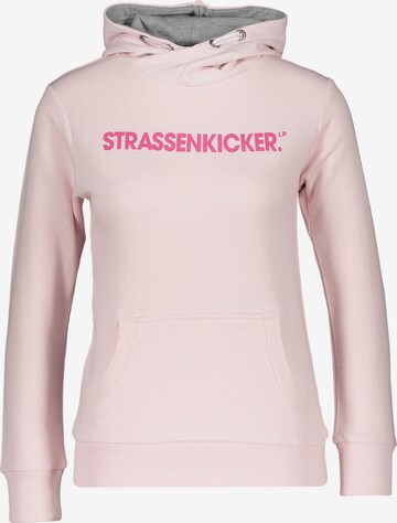 STRASSENKICKER Sweatshirt in Pink: predná strana