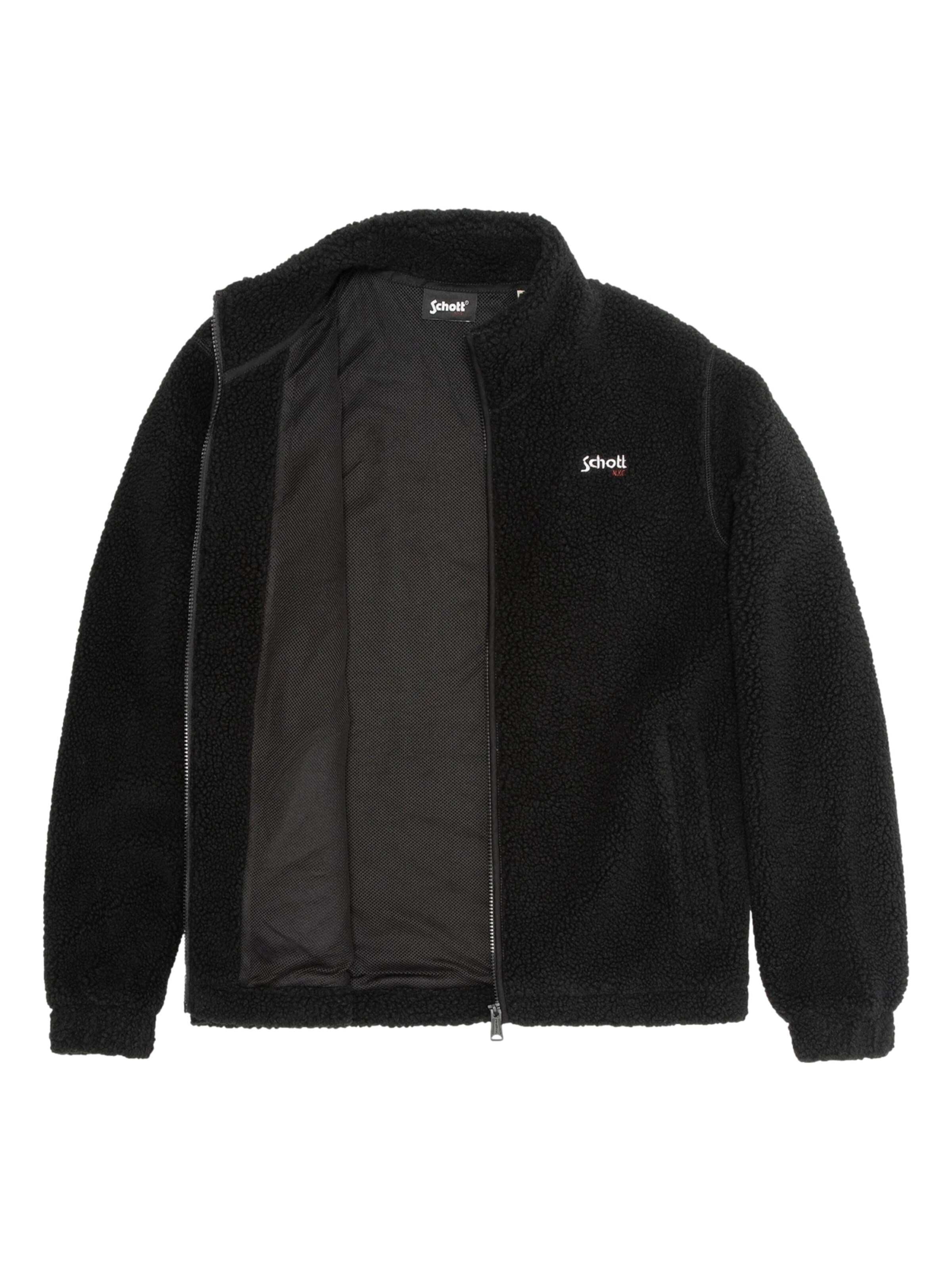 Schott NYC Флисовая куртка в Черный