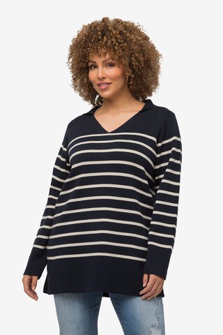 Ulla Popken Sweater in Blue: front