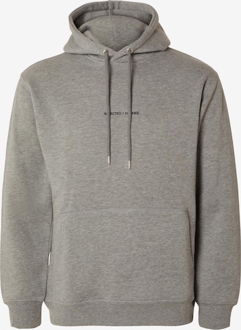 SELECTED HOMME Sweatshirt 'Hankie' in Grey: front