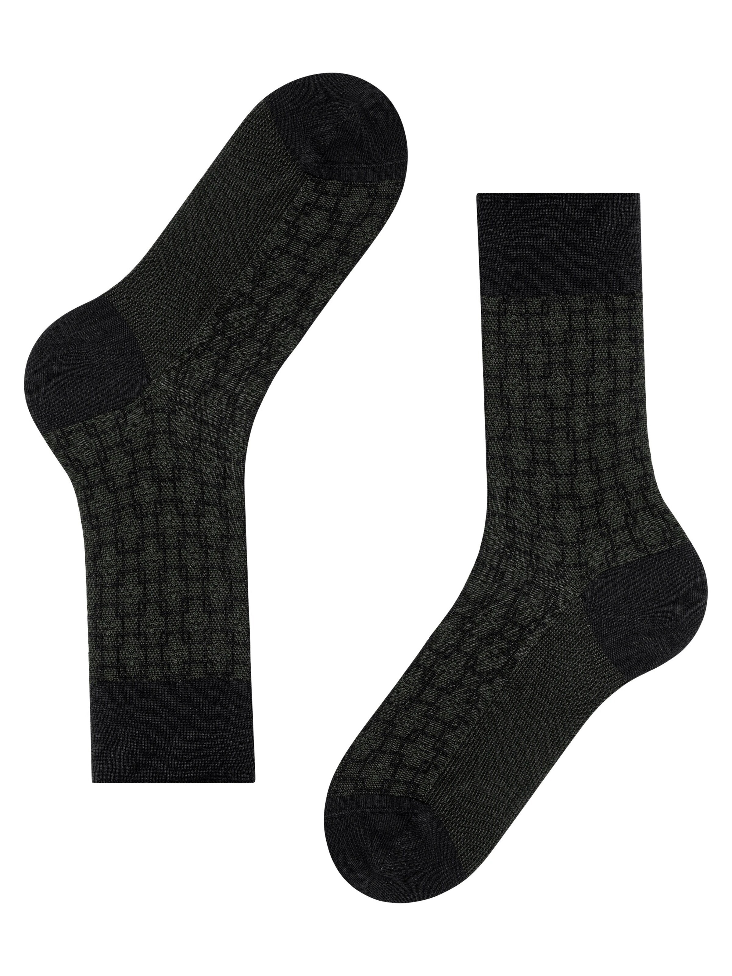 FALKE Socken 'Artwork Tie'‌‌‌ in Schwarz
