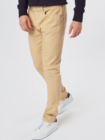 DIESEL Regular Jeans 'LUSTER' in Beige: voorkant