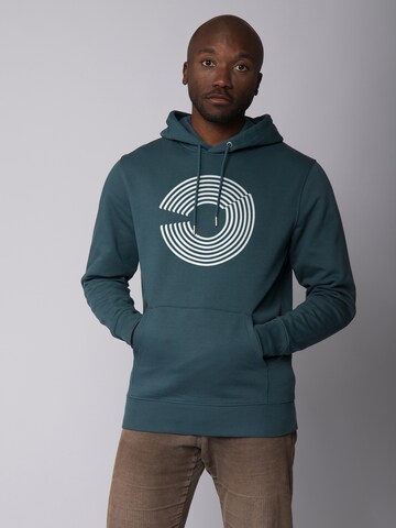 Watapparel Sweatshirt ' Abstract 01 ' in Blauw: voorkant