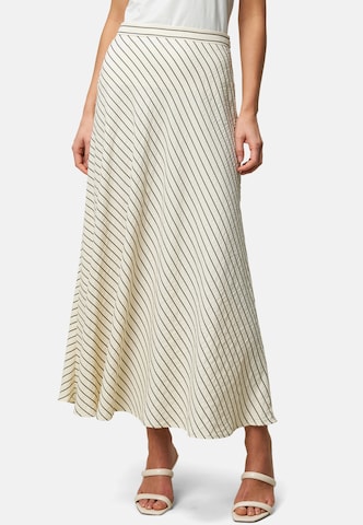 Jupe zero en beige : devant