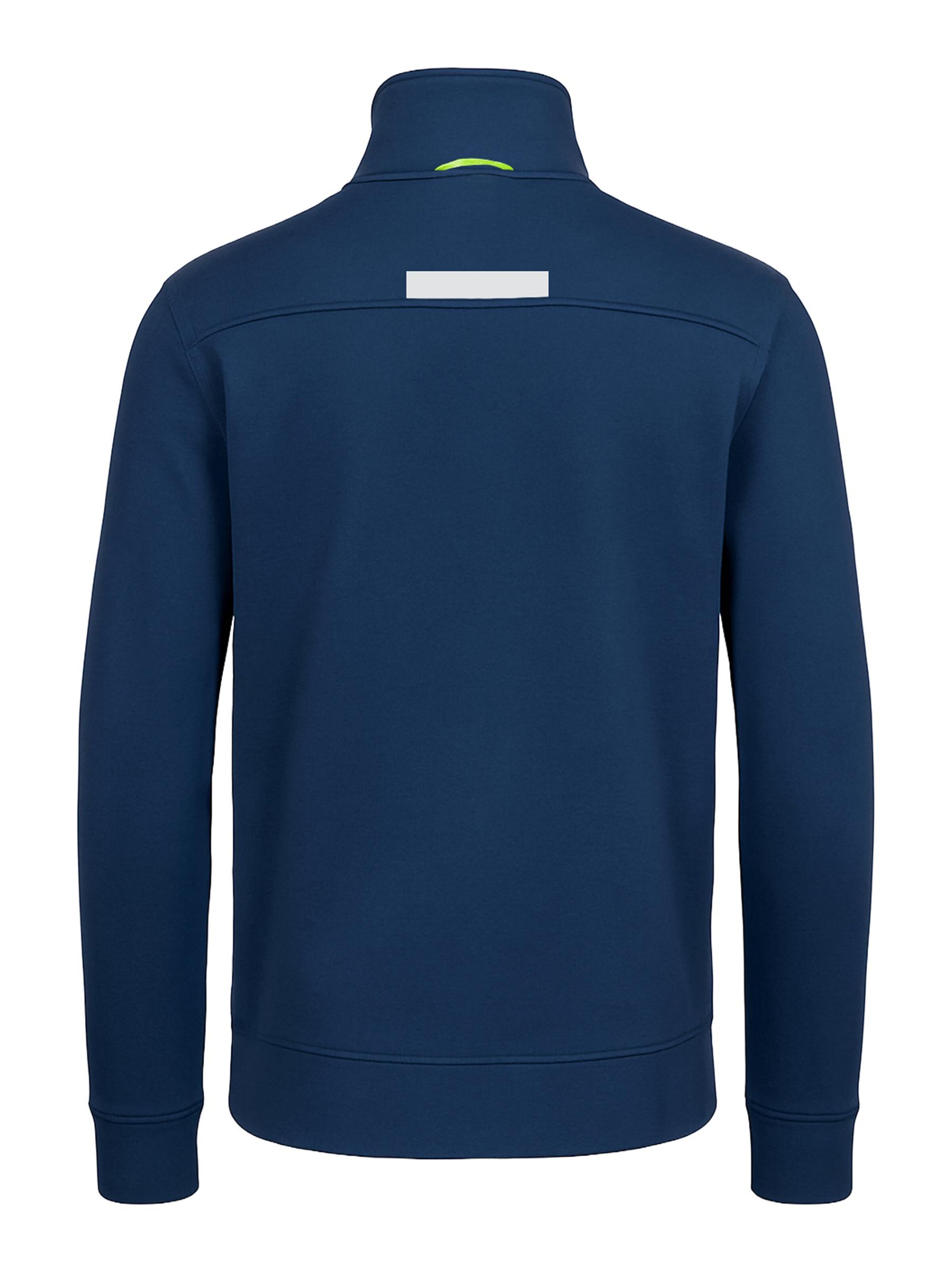 FORSBERG Sweatshirt 'Half Zip Sweatshirt' in Blue