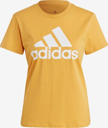 ADIDAS SPORTSWEAR Shirt 'Essentials' in Yellow: front