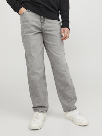Jack & Jones Junior Loosefit Jeans 'Chris' in Grau: predná strana