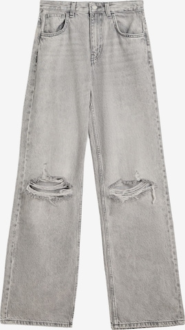 Bershka Jeans in Grijs: voorkant