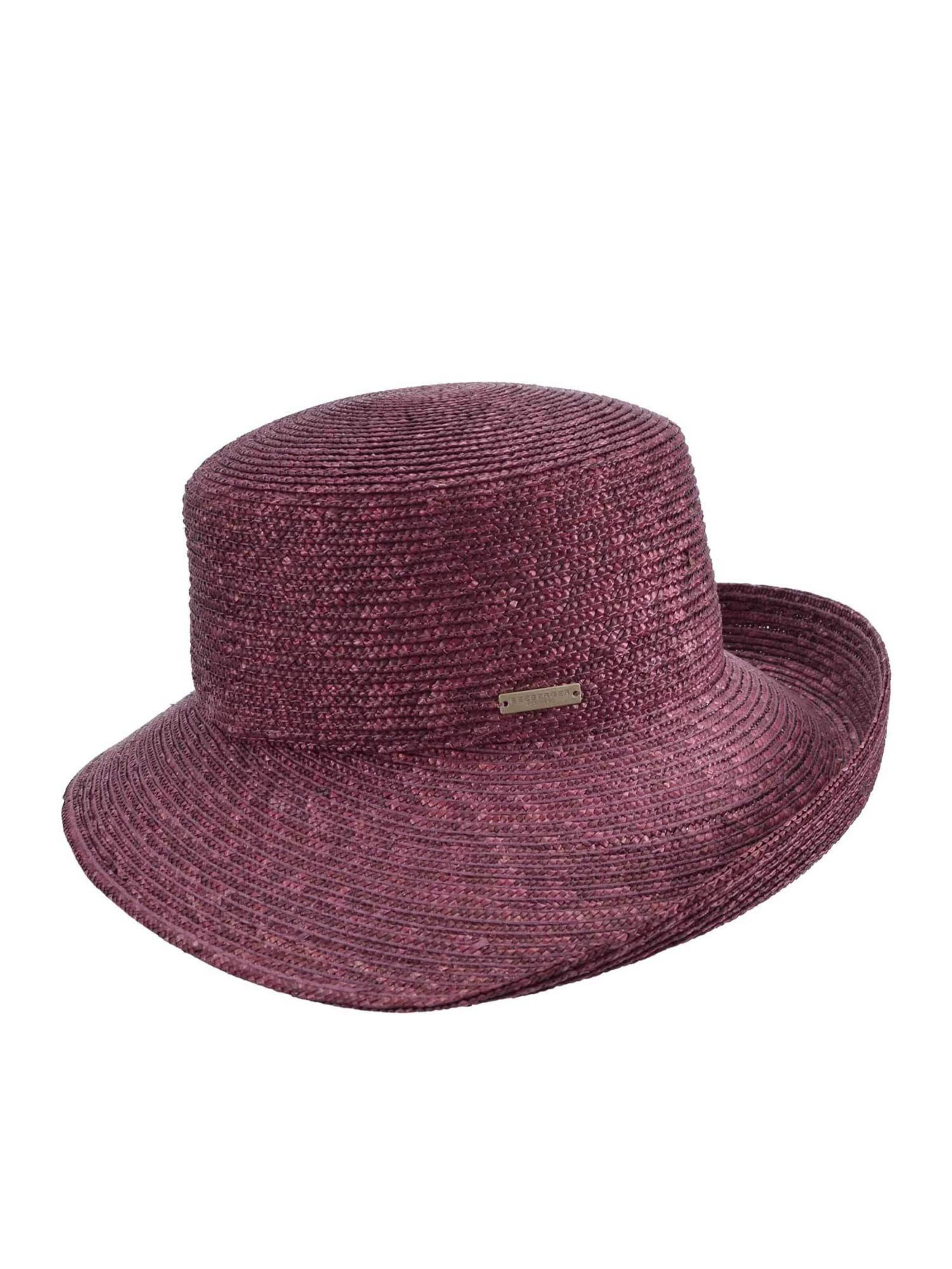 Seeberger Hat 'Hut' in Purple: front