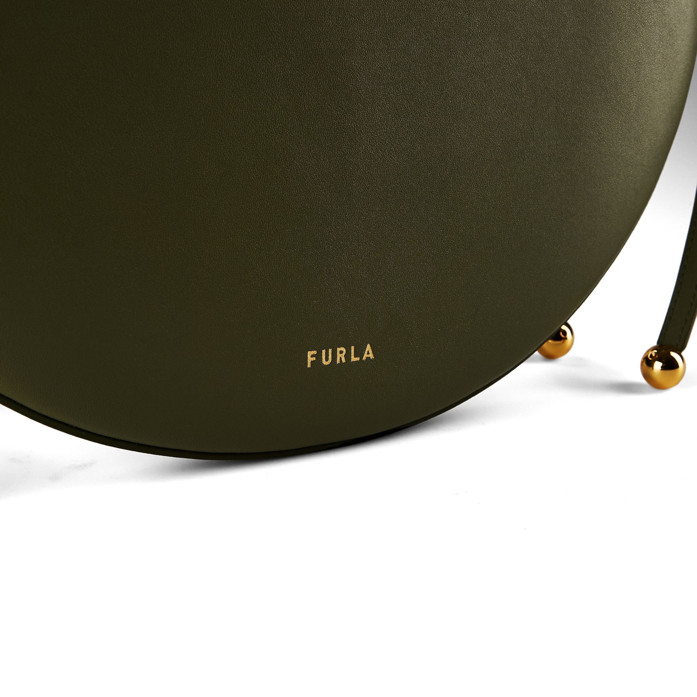 FURLA Schultertasche 'Moonstone' in Grün