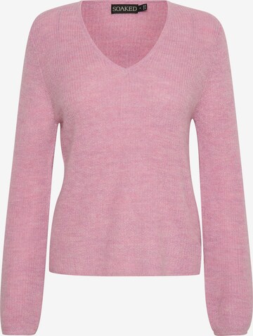 SOAKED IN LUXURY Sweater 'Tuesday' in Pink: front