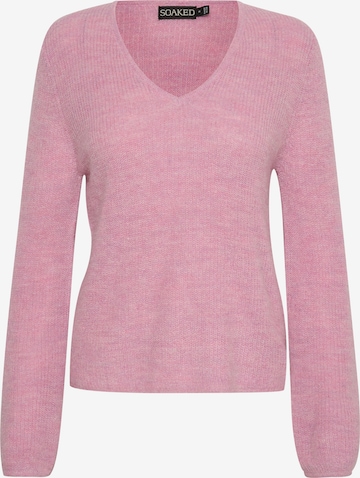 Pull-over 'Tuesday' SOAKED IN LUXURY en rose : devant