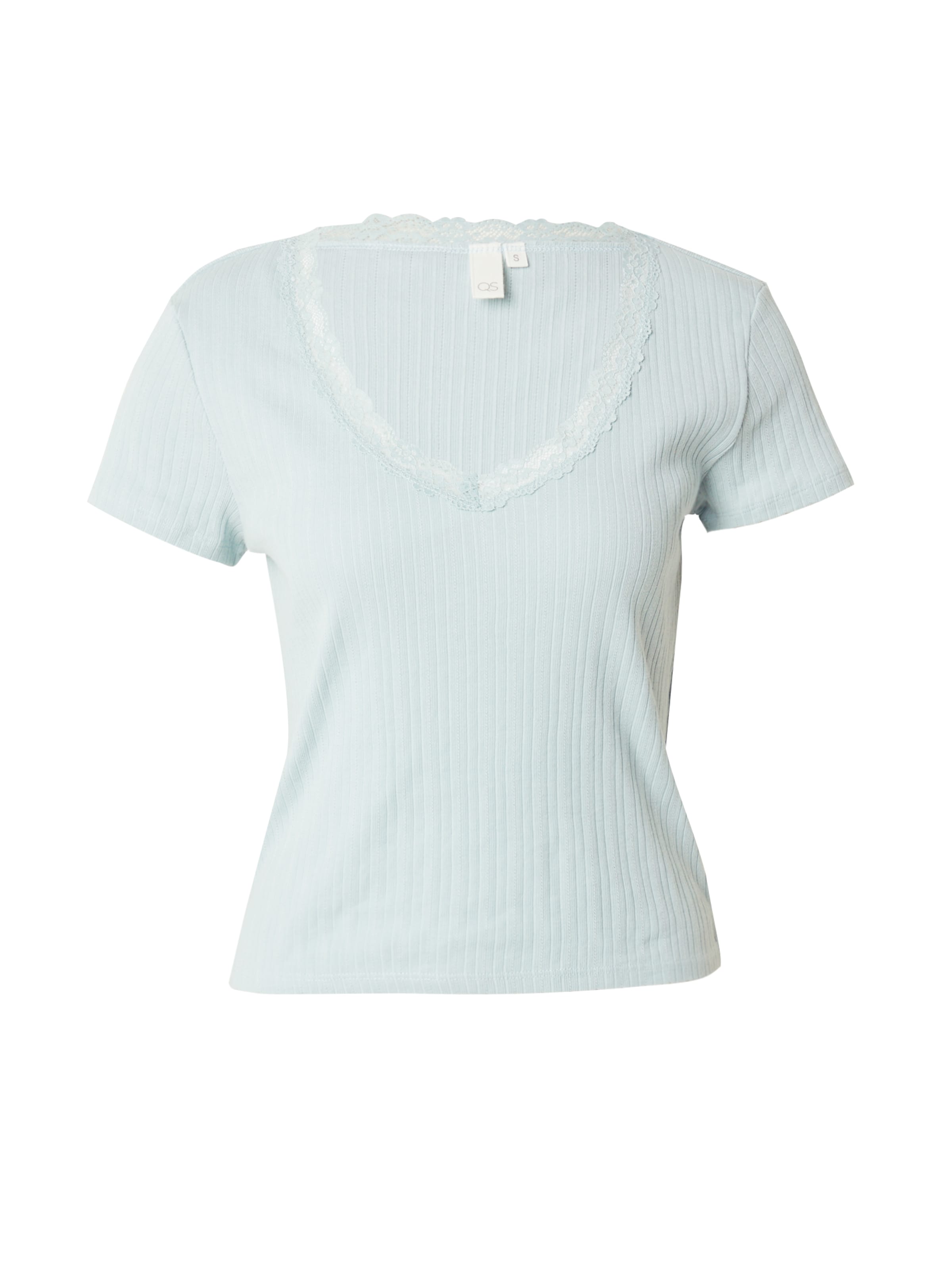 QS Shirt in Blauw: voorkant