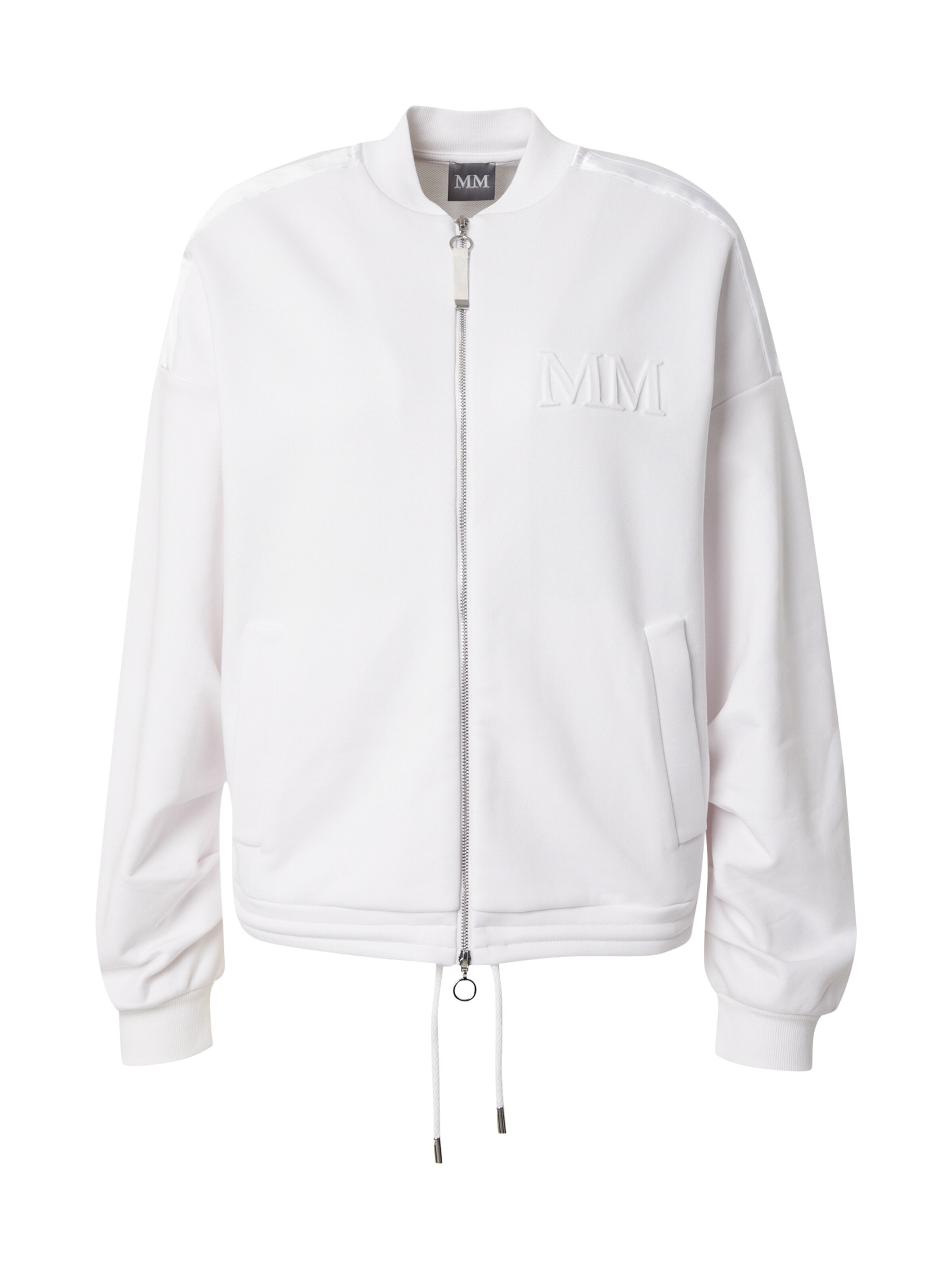 Veste de survêtement 'DODO' MM by Max Mara en blanc : devant