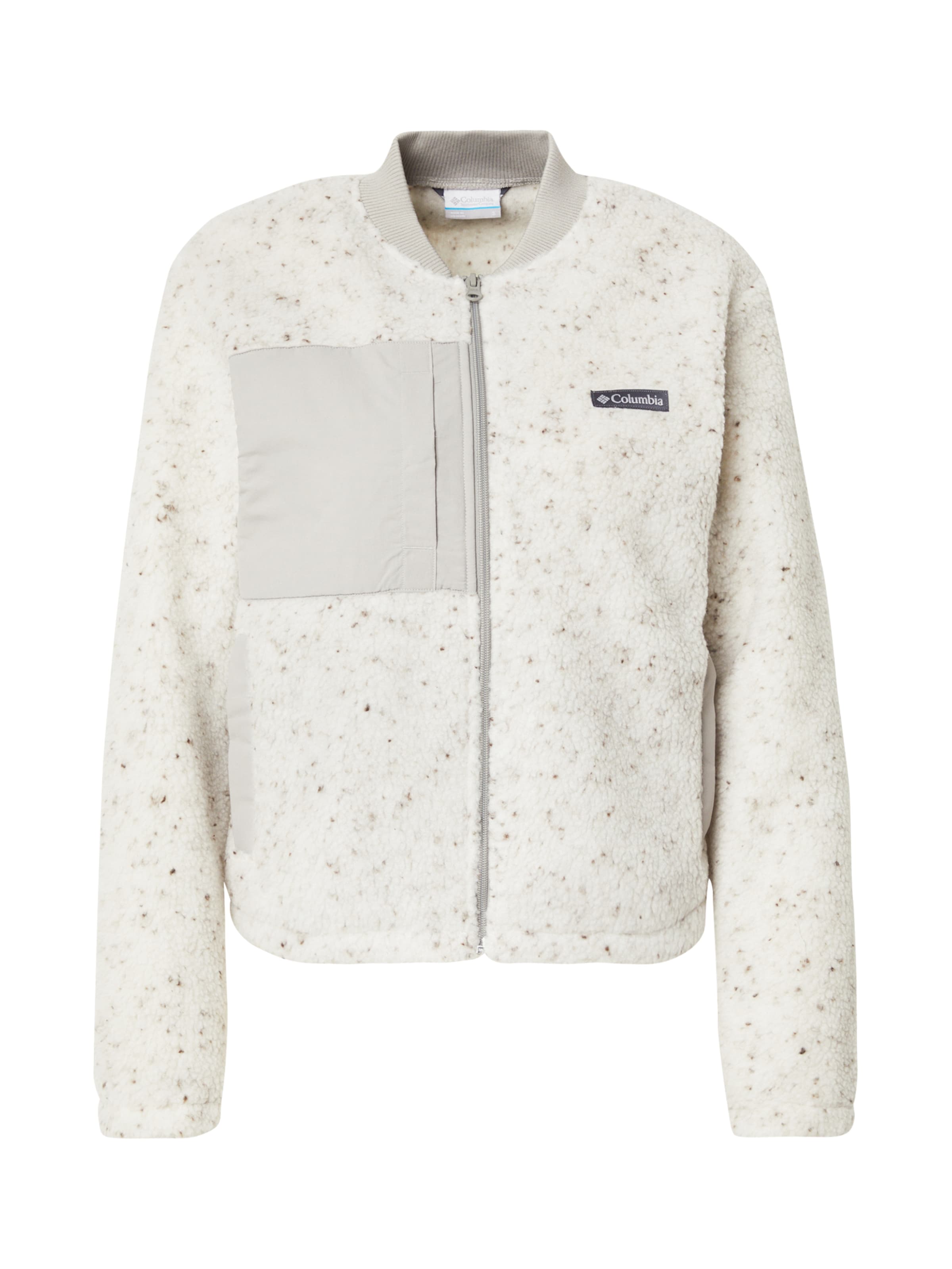 COLUMBIA - Casaco de velo funcional 'Stellar' em cinzento: frente