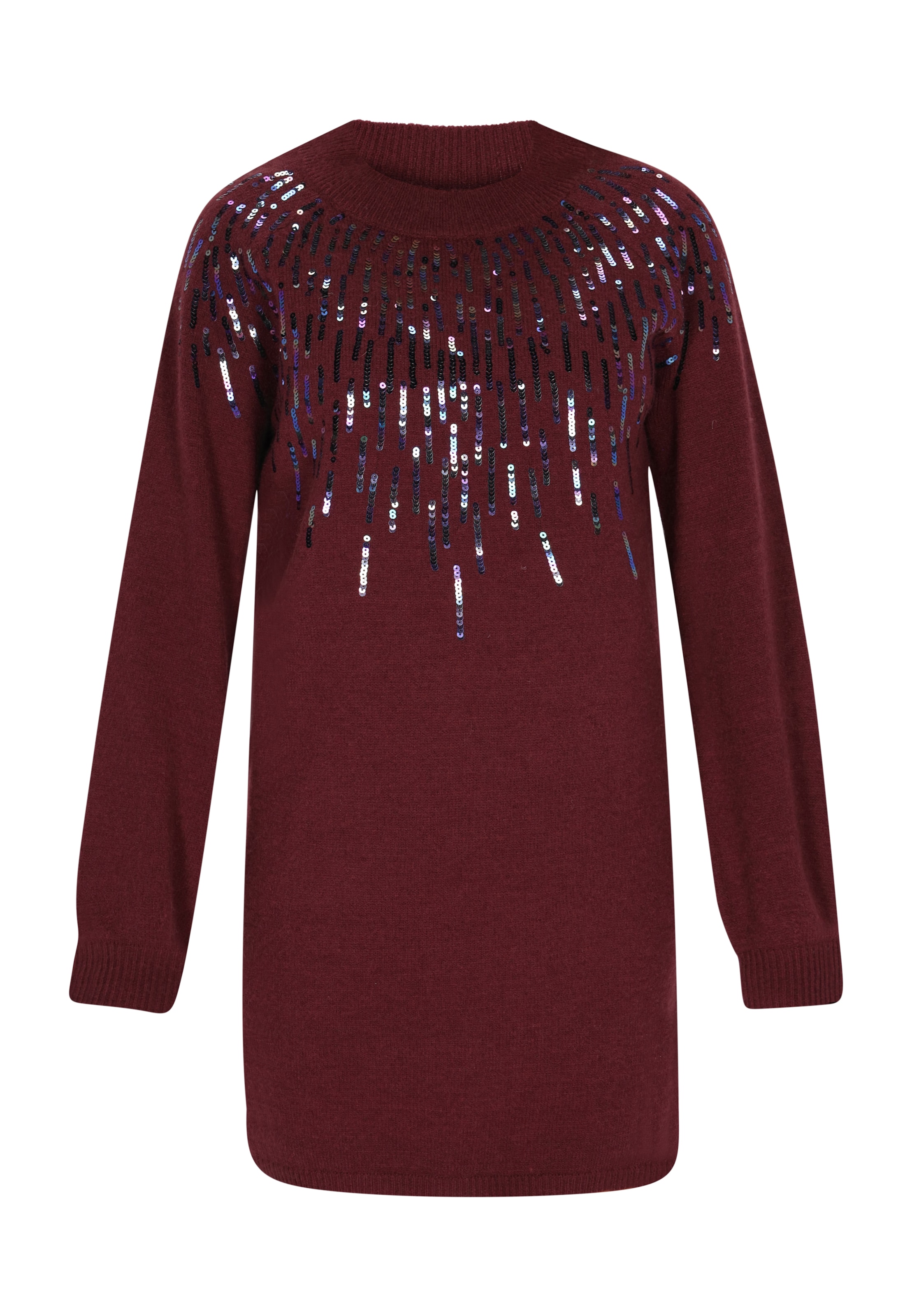 faina Kootud kleit, värv lilla: eest vaates