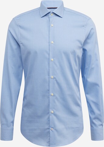 Tommy Hilfiger Tailored - Ajuste regular Camisa en azul: frente