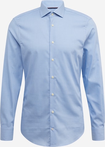 Tommy Hilfiger Tailored Regular fit Button Up Shirt in Blue: front