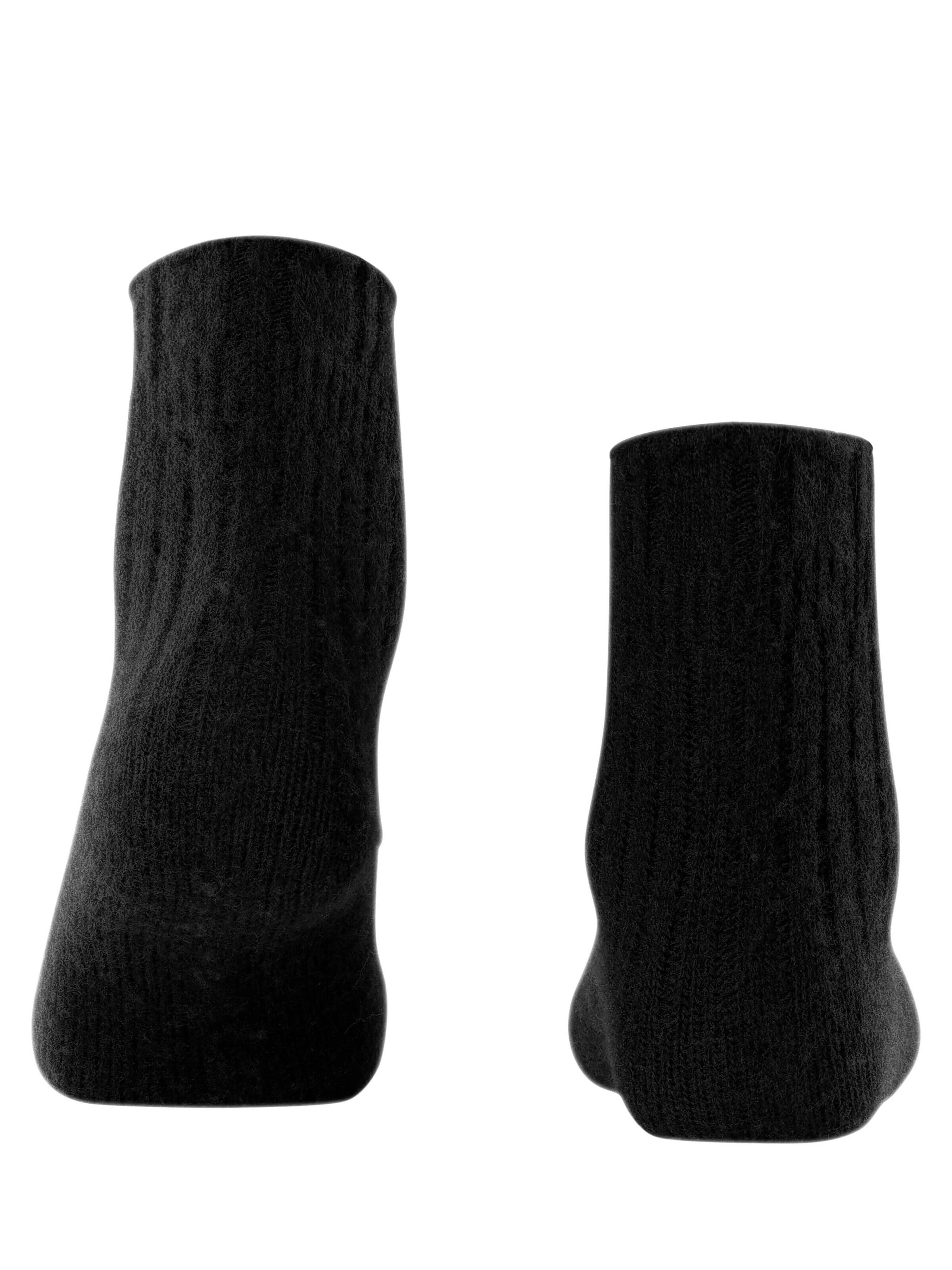 FALKE Socken 'Bedsock Rib'‌‌‌‌‌‌‌‌‌‌ in Schwarz