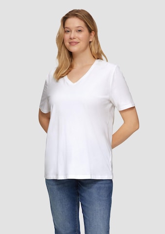 T-shirt s.Oliver en blanc : devant