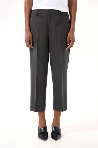 Regular Pantalon 'KA Sakura' Kaffe en gris : devant