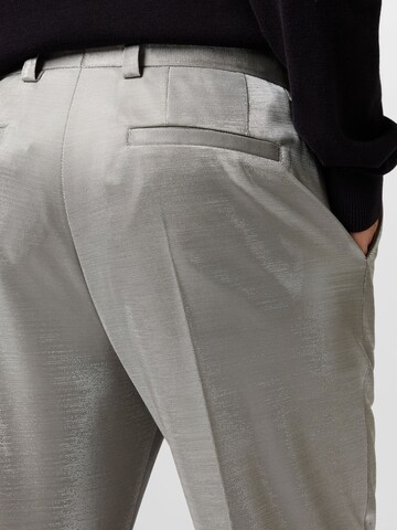 Regular Pantalon à plis 'Teagan' HUGO Red en gris