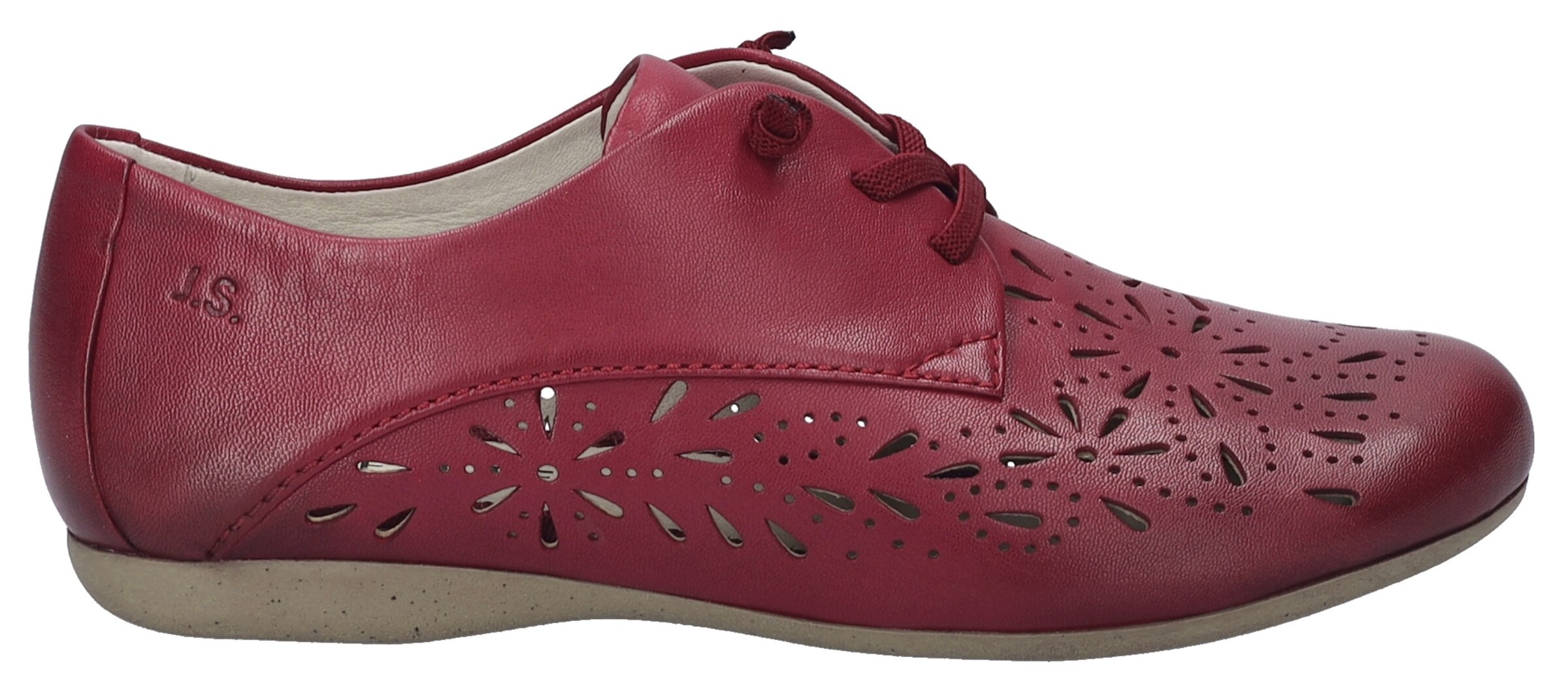 JOSEF SEIBEL Schnürschuh in Rot