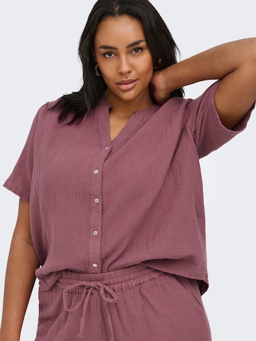 Chemisier 'CARThyra' ONLY Carmakoma en marron