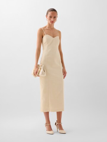 Scalpers Nacar Dress ' ' in Beige: Vorderseite