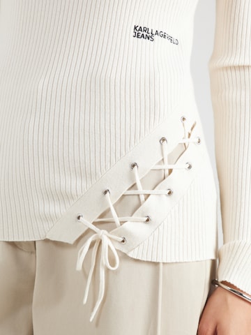 KARL LAGERFELD JEANS Tröja i beige