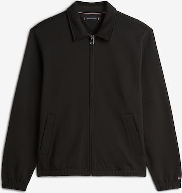TOMMY HILFIGER - Sudadera con cremallera 'ESSENTIAL' en negro: frente