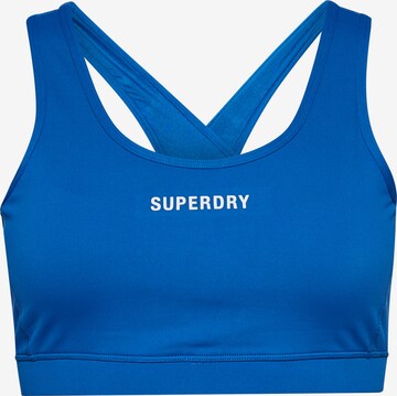 Superdry Sports Bra in Blue: front