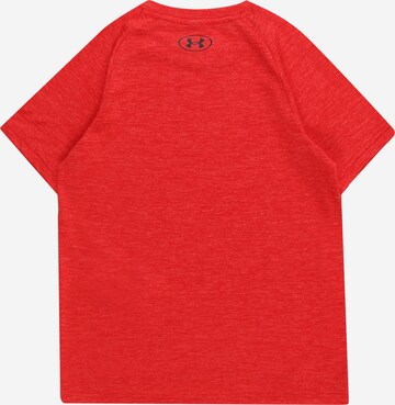 UNDER ARMOUR Functioneel shirt 'UA Tech 2.0 SS' in Rood