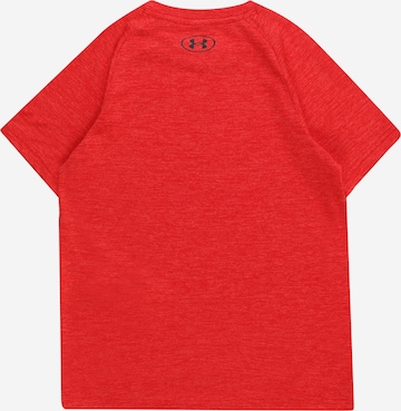 UNDER ARMOUR - Camisa funcionais 'UA Tech 2.0 SS' em vermelho