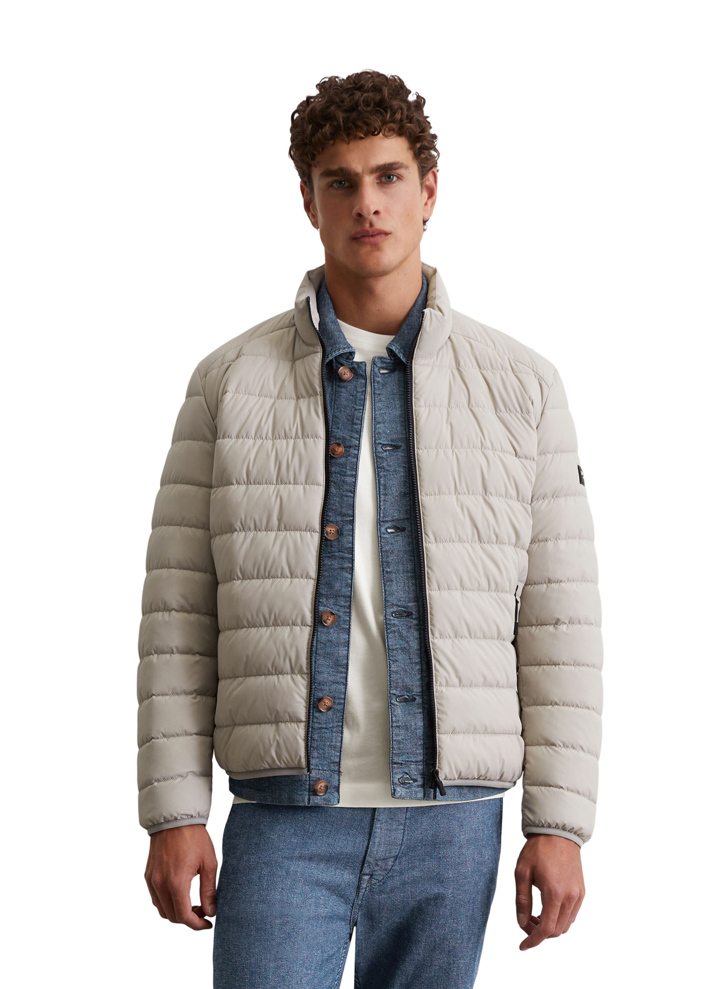 Marc O'Polo Between-Season Jacket in Grey: front