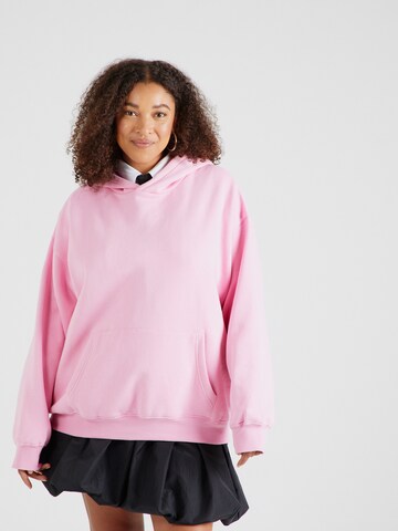 Cotton On Curve Sweatshirt 'CLASSIC' i pink: forside