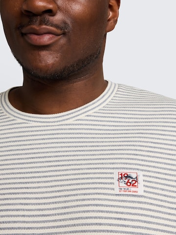 TOM TAILOR Men + Shirt in Weiß