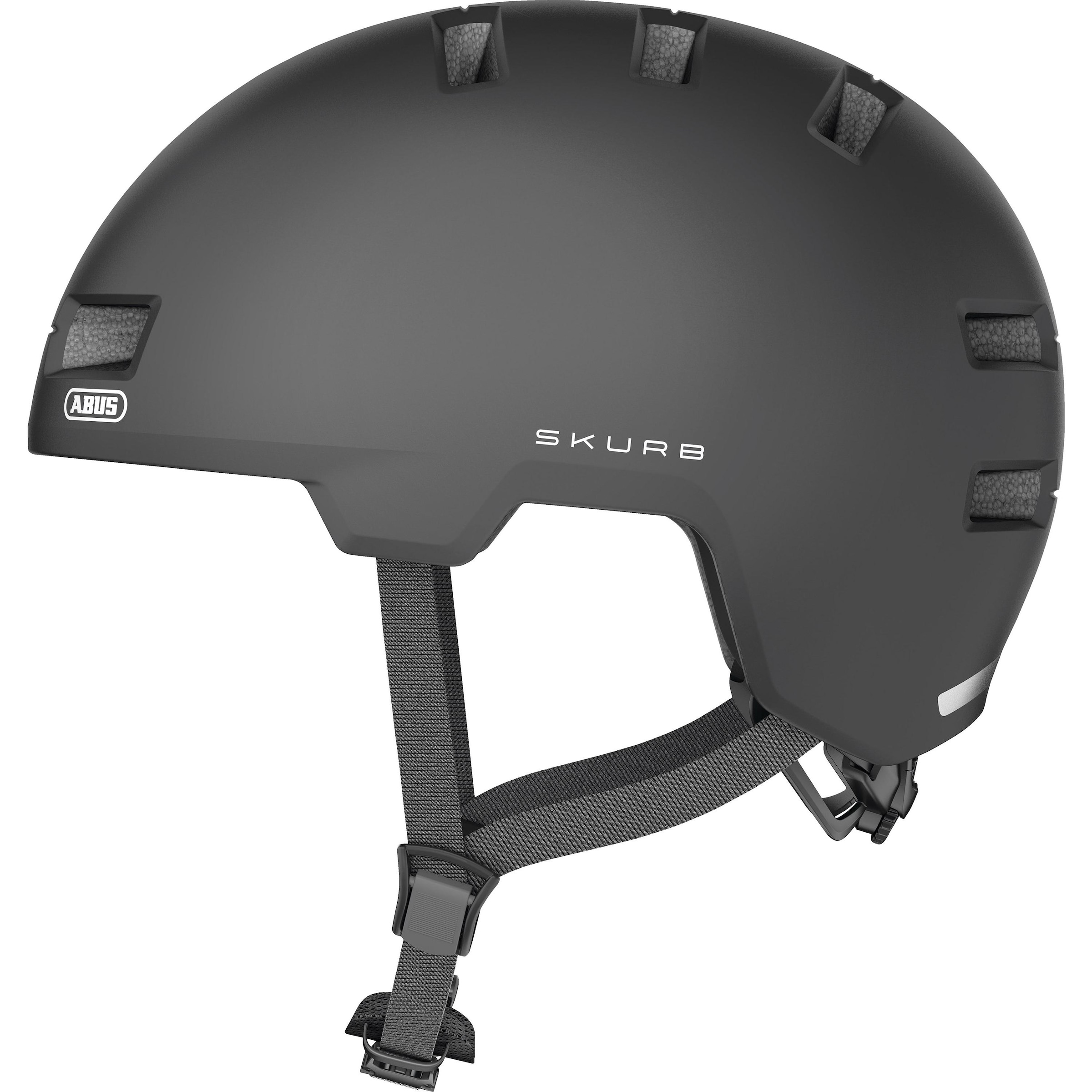 ABUS Helm 'SKURB' in Schwarz: Vorderseite
