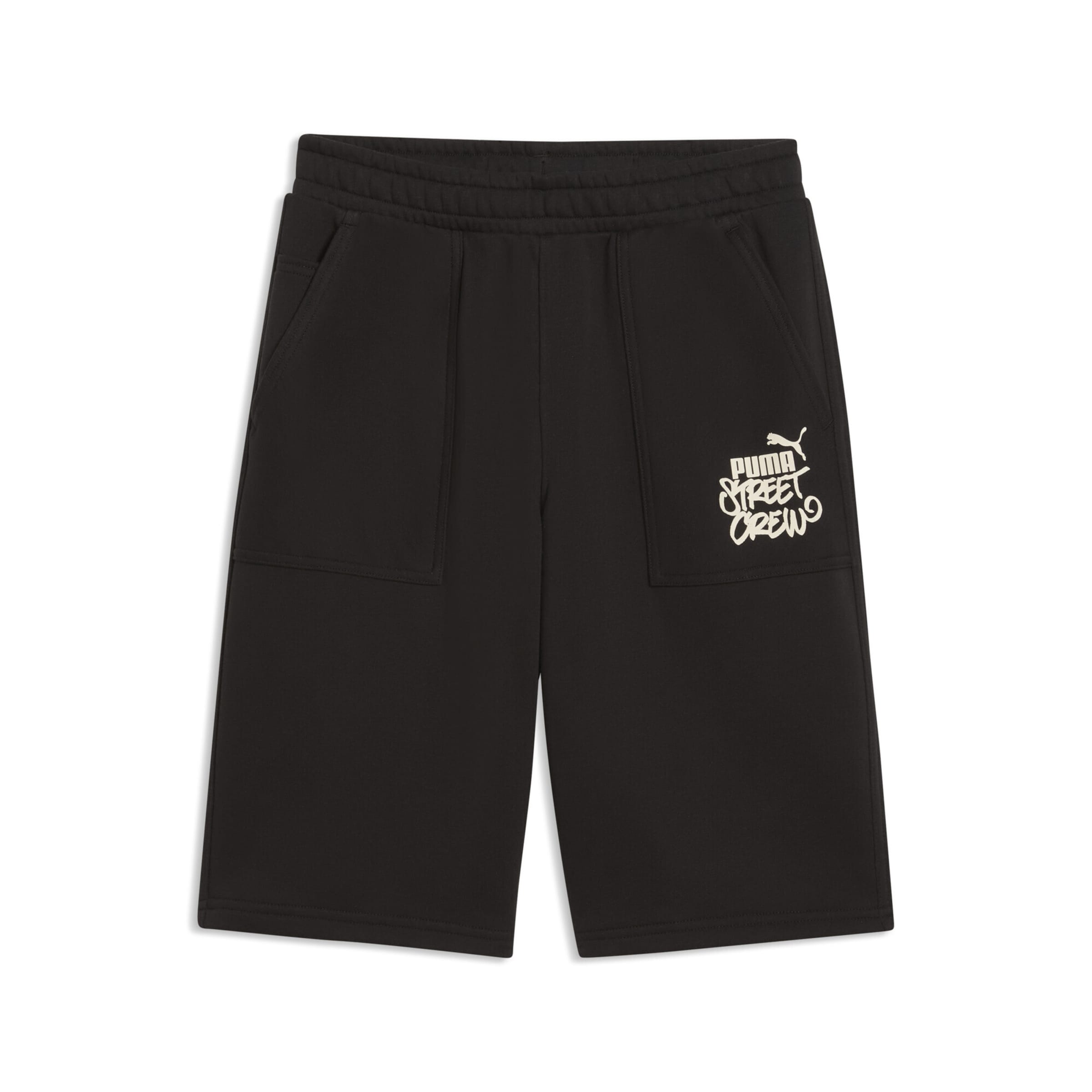 PUMA Regular Shorts 'MID 90s' in Schwarz: Vorderseite
