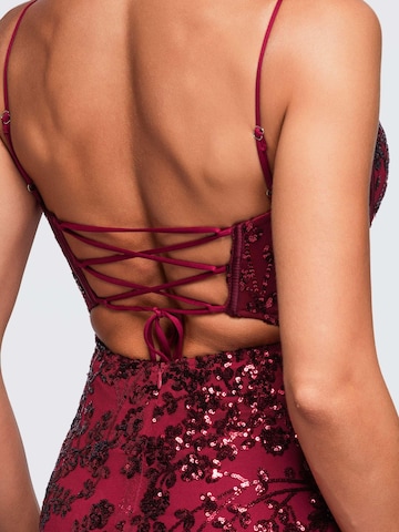 Robe de soirée Ombre en rouge