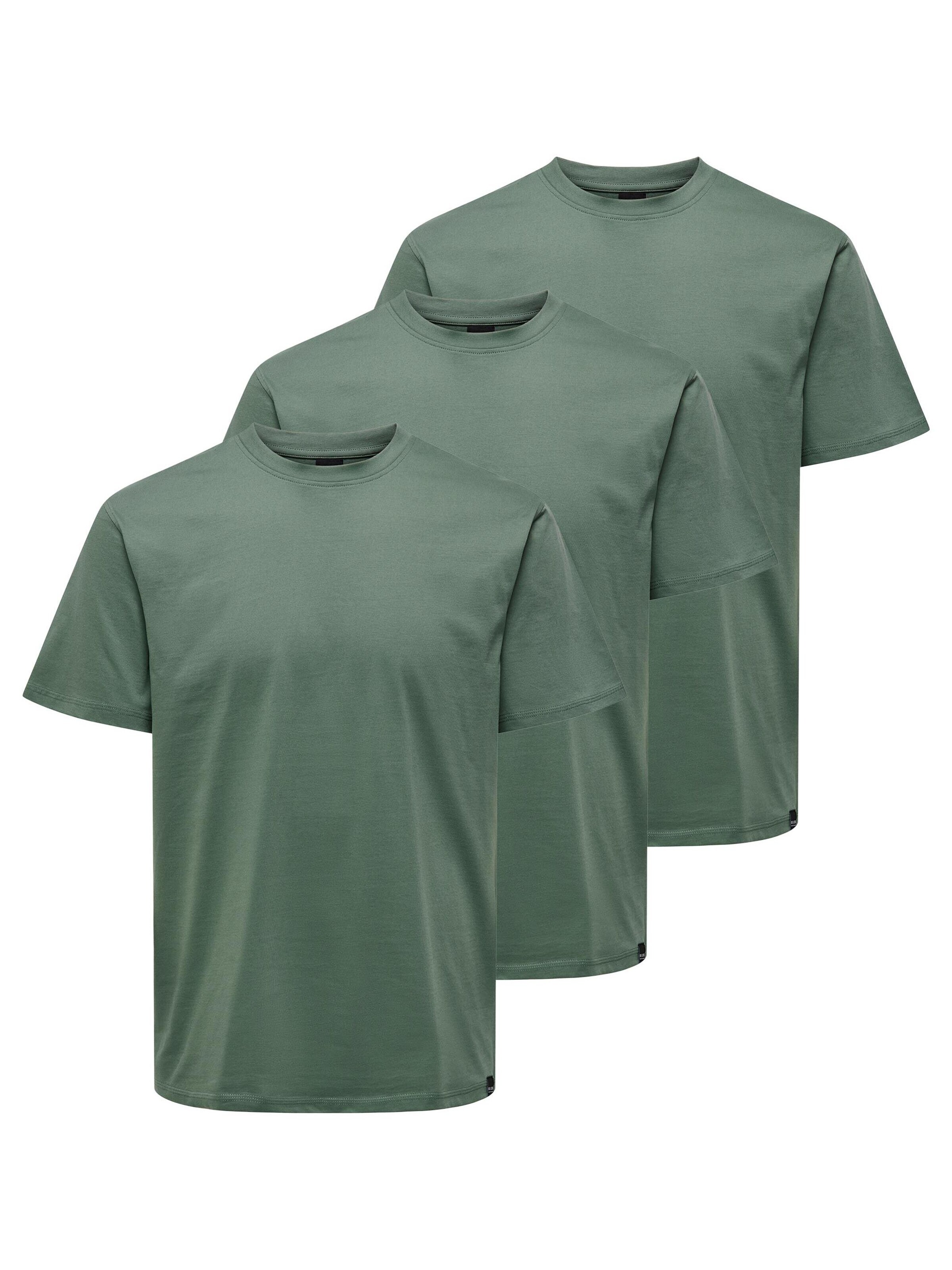 Only & Sons Shirt 'MAX' in Green: front