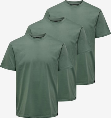 Only & Sons Shirt 'MAX' in Green: front