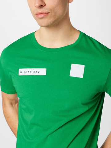 T-Shirt 'Velcro' G-Star RAW en vert