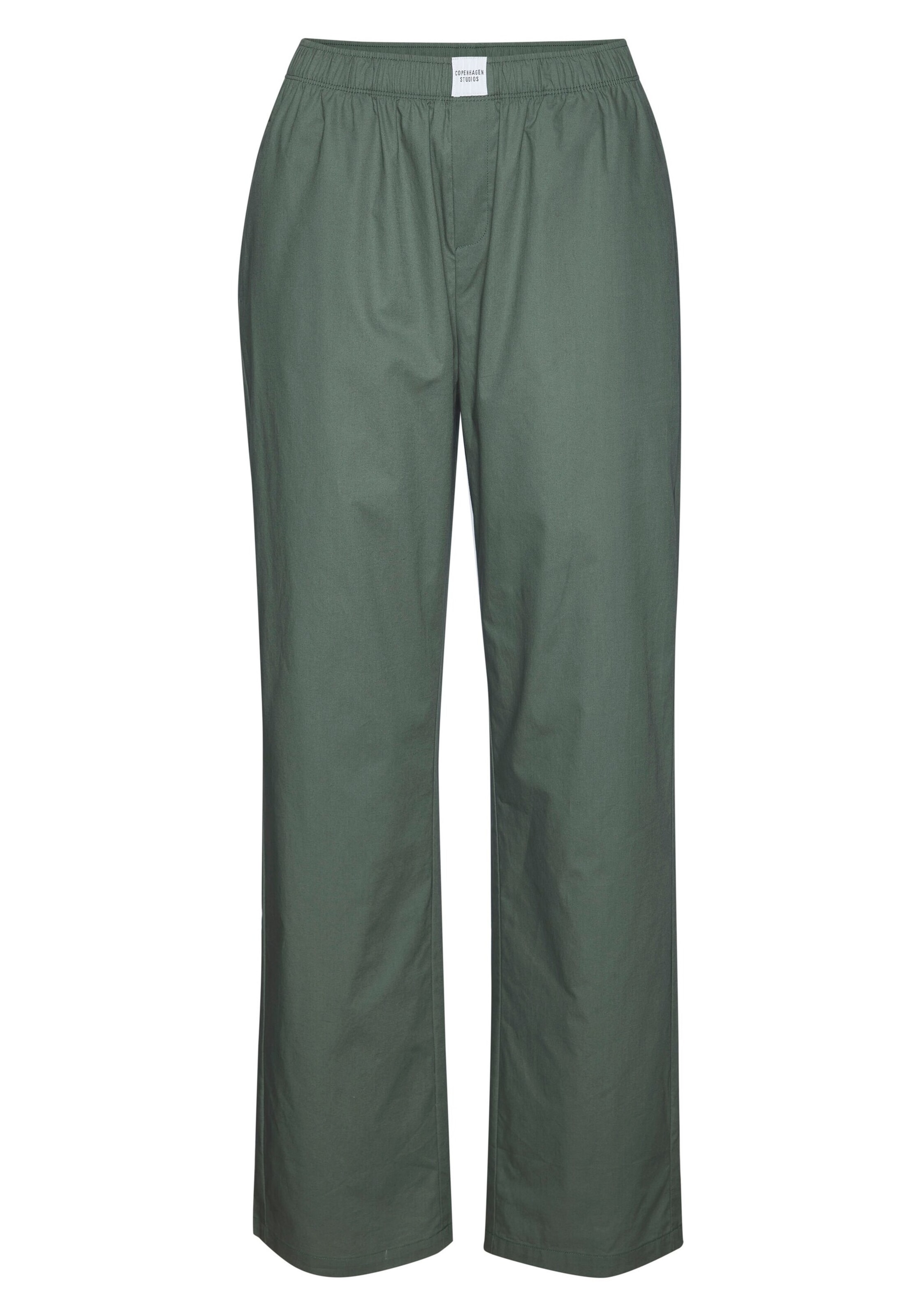 Copenhagen Studios Παντελόνι πιτζάμας σε πράσινο: μπροστά