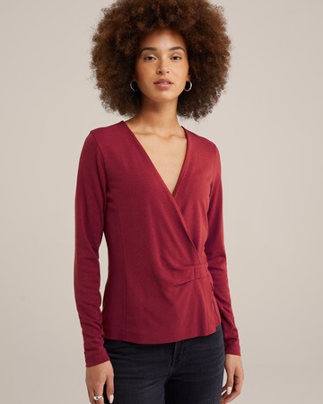 WE Fashion Blus i röd: framsida