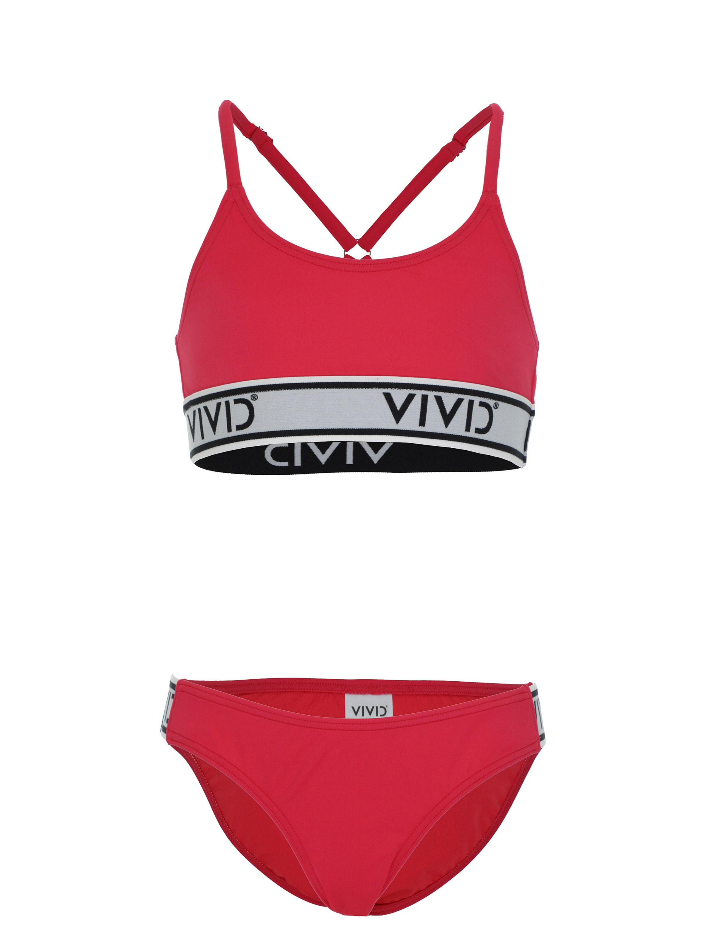 VIVID Купальник в Красный: спереди